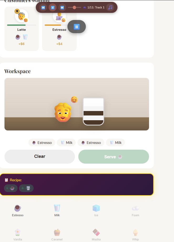 Gameplay - multiple ingredients and recipe crafting